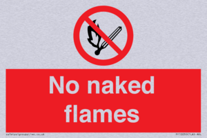 No naked flames